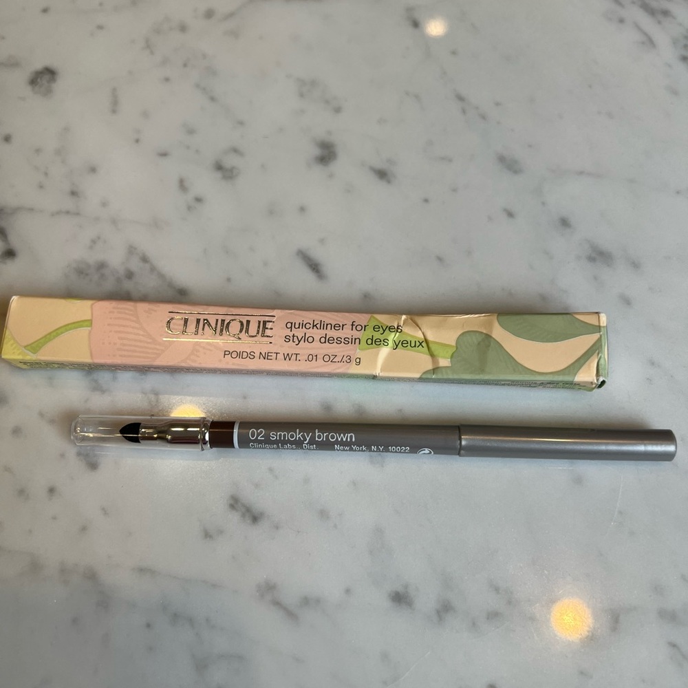 Clinique eyeliner in smokey brown